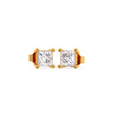 Exclusive Princess Cut Diamond Solitaire Studs