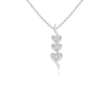 Heartfelt Trio Diamond Swirl Pendant