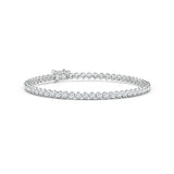 Radiant Reflections Round Diamond Tennis Bracelet