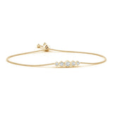 Hexagonal Radiance Diamond Journey Bracelet