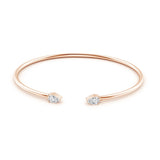 Glistening Grace Pear-Shaped Diamond Flex Bracelet