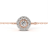 Centre of attention diamond bracelet