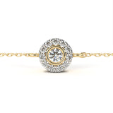 Centre of attention diamond bracelet